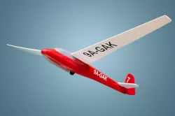 3D printed and painted Schleicher K7 glider