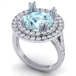 Angel ring with diamonds 070 3D print model
