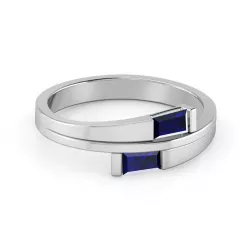 Baguette Ring Silver 3D print model