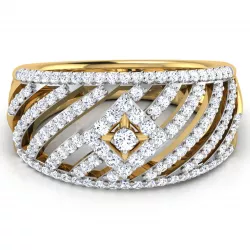 Big Band Diamond Ring  3D print model