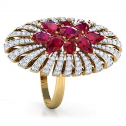 Big Ruby Ring 3D print model
