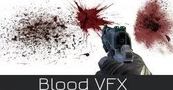 Blood Effects Realistic VFX Damaged Hits Burst Splat Texture