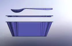 bowl for a warm snack with lid