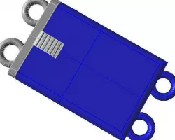 Box claps - library techique 3D for the conception of jewels 3D print model