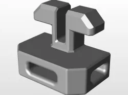 Cable tie Clip for T-slot profile 10