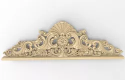 Carved decor CNC  3D print model 3D print model