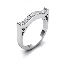 Cat Face Engagement Ring With Diamonds 3D print model