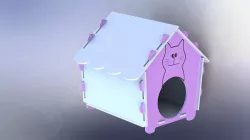 cat home , cat house  , knockdown