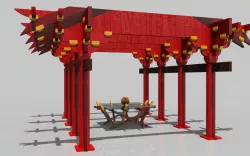 Chinese Architecture (Tang Dynasty Brackets / burr puzzle)