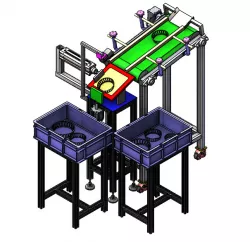 component sorting conveyor