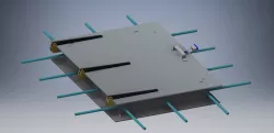 Concrete wall door insert