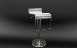 Counter Stool Low-poly  3D model