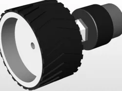 DC geared motor with Wheel