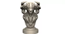 Demon Bust 2 3D print model