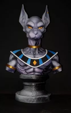 Dragon Ball Super Beerus STL File  3D print model