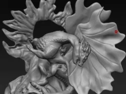 dragon with egg