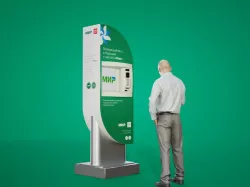 Electronic terminal 3D model