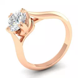 Engagement Ring With Diamond 42 3D print model