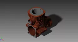 Engine Case Rear 3D print model