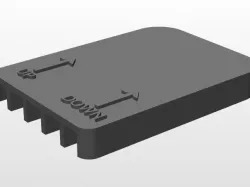 Fan cover Ender3 whit bed level