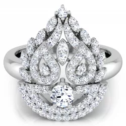 Fire Shape Ring 3D print model