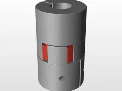 Flexible 10 * 12.7 mm OEP SCStyle Jaw Motor Coupling / Coupler