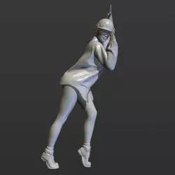 Girl builder 3D print model