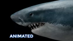 Great White Shark - Octane Support Low-poly  3D model
