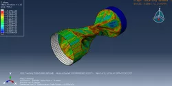 High deformation twisting  - ABAQUS CAE EXPLICIT -