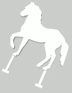 Horse Cake Topper  3D print model