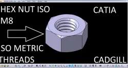 ISO Hex Nut M8 with Video Tutorial