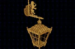Laser-Cut Decorative Lantern