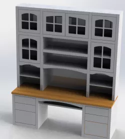 library and desk