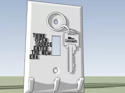 Light Switch Key Hanger