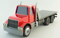 Low Poly Tow Truck 3D model