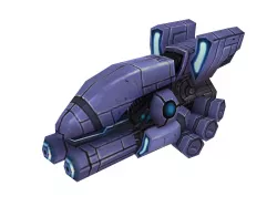 Machinery - Floating Cannon 01 3D model