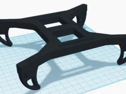 Micro H-Quadcopter by Ukarmy04 (w landing gear) for small print beds 'BEEFCAKE' version