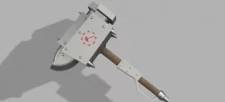 Monster Hunter Anvil Hammer Replica Cosplay Prop 3D print model