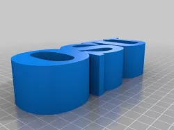 My Customized 3 Letters in a Row