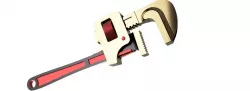 Pipe Wrench 3d solidworks model