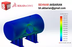 Pressure Vessel stress analysis