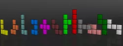 Puzzle of Pentamino Low-poly  3D model