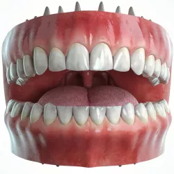 Realistic Human Mouth model 3D model