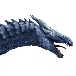 Rigged and Animated Ice dragon high-poly and Low-poly  3D model
