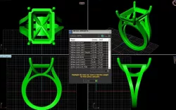 Ring body without diamond 071 3D print model
