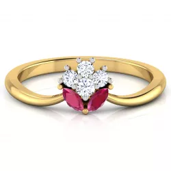 Ruby Diamond Ring 3D print model