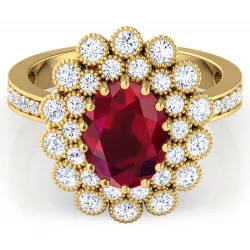 Ruby Ring 3D print model