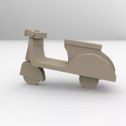 Scooter 3D print model
