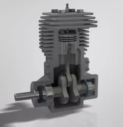 Simple 2 stroke engine