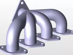 Simple Exhaust manifold
